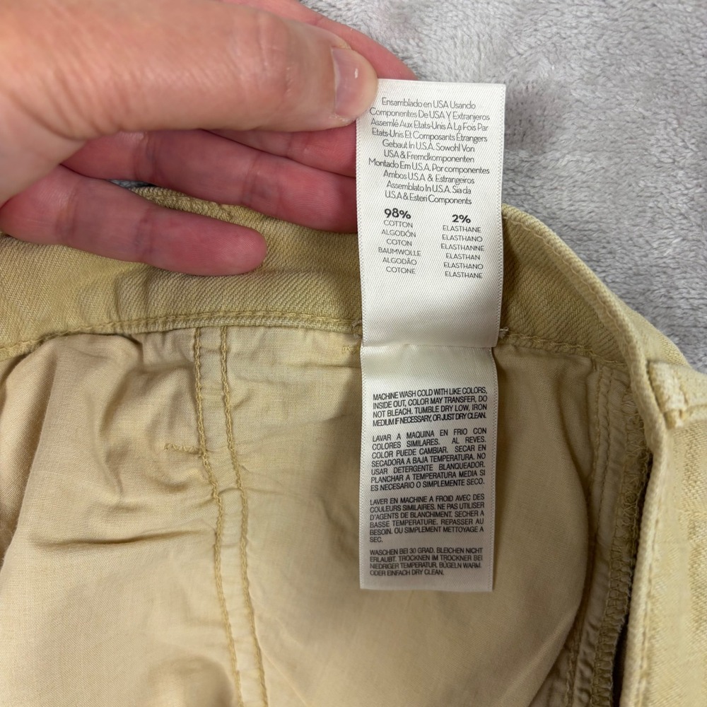 Mother Superior Jeans The Ditcher Utility Flood Pale Green Size 28 Straight Leg - Picture 15 of 16